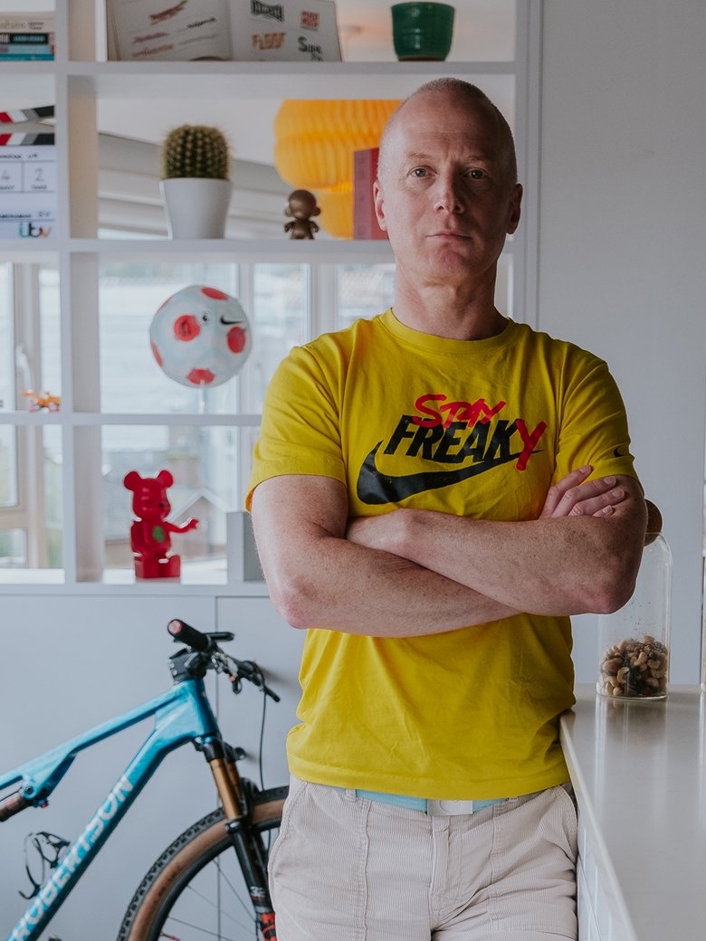 Duncan Robertson sitting in an office environment