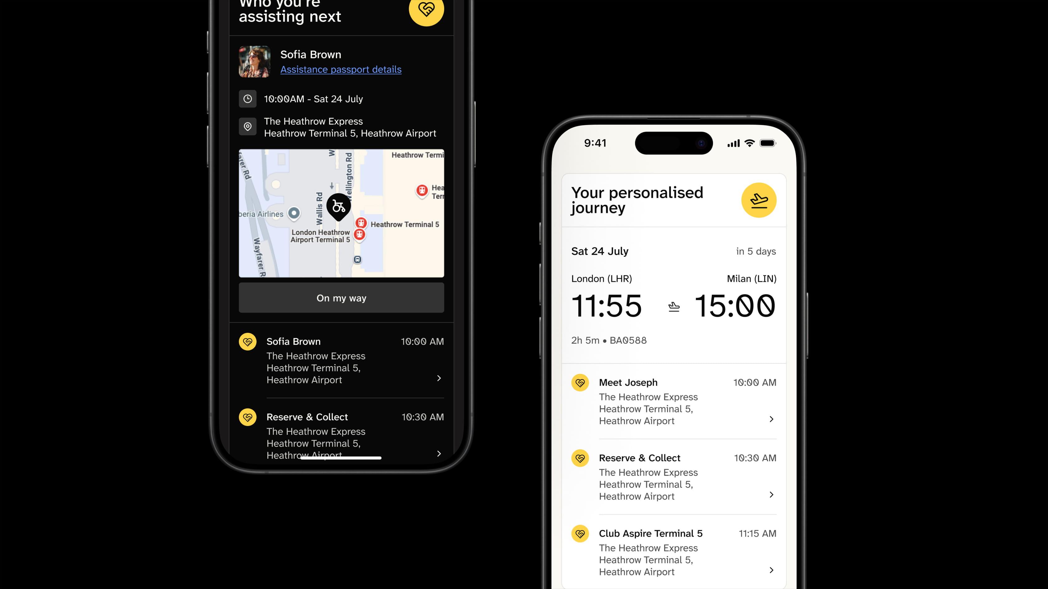 Apps open on different devices