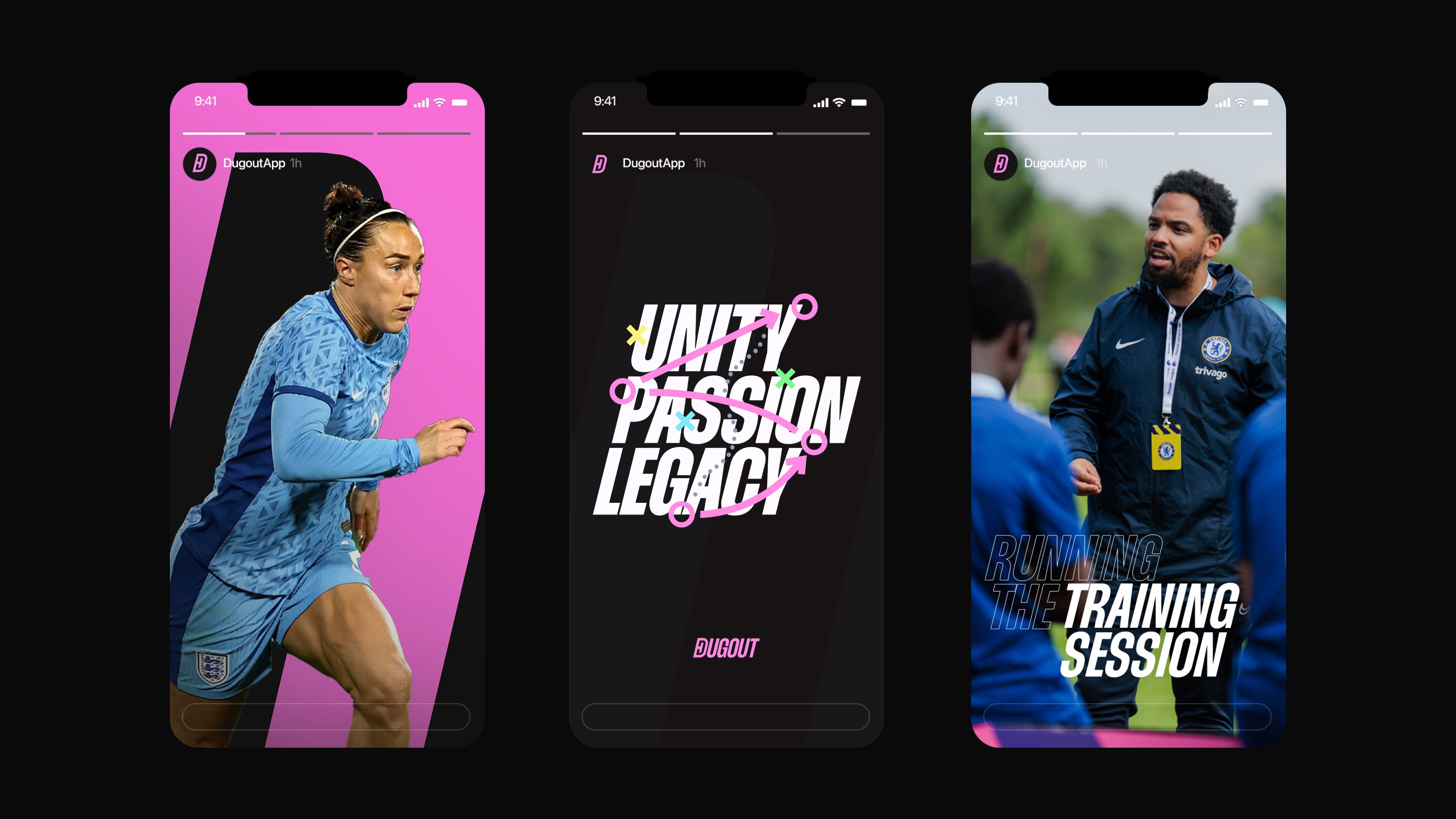App onboarding screens on a mobile phone