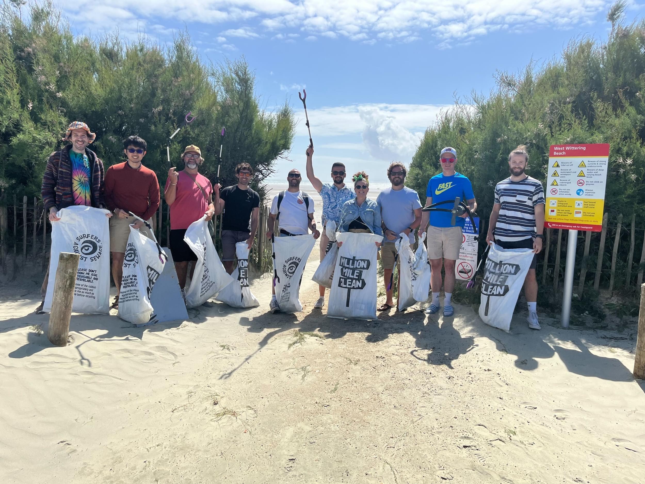 Community litter picking and environmental cleanup