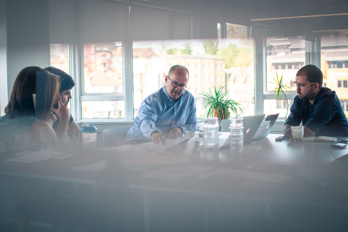Kyan team working with one of our clients